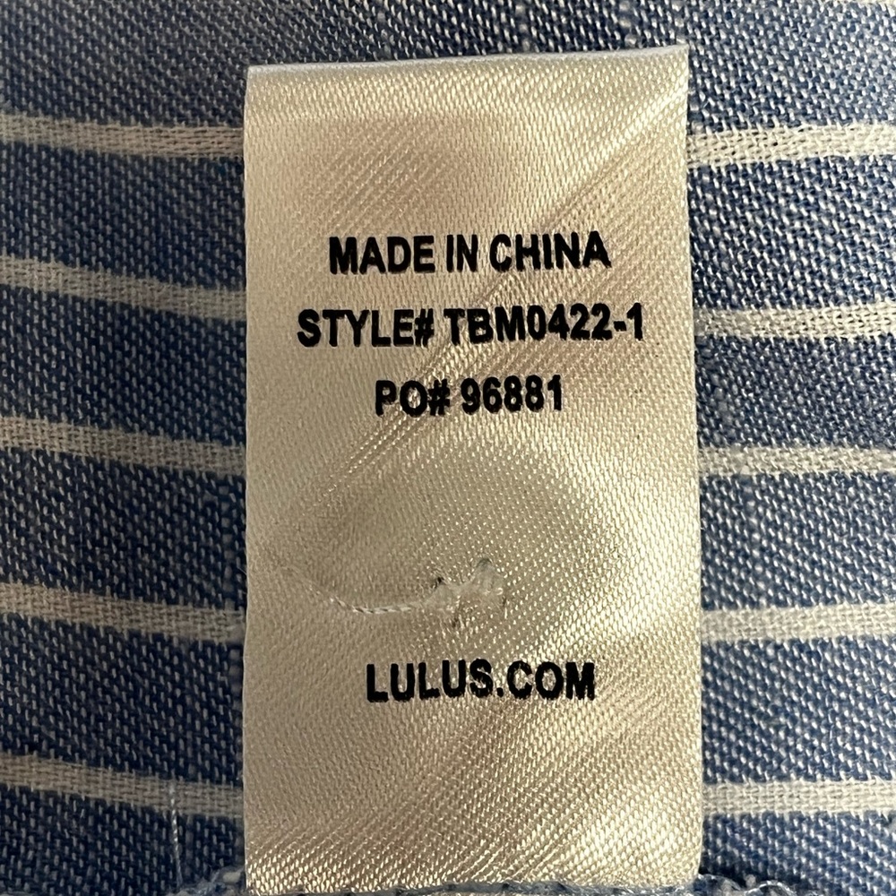 Lulus Button Down Tie Front Top - image 5